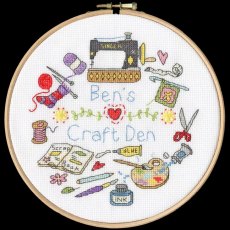 Bothy Threads My Craft Den Counted Cross Stitch Kit By HELEN SMITH XHS12