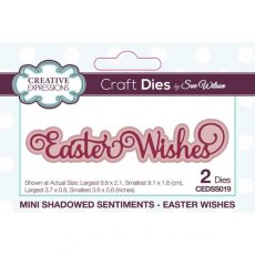Creative Expressions Sue Wilson Mini Expressions Easter Wishes