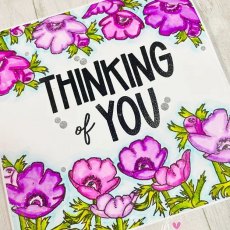 Julie Hickey Designs Thinking/Thank & More! A7 Stamp Set JHE1037