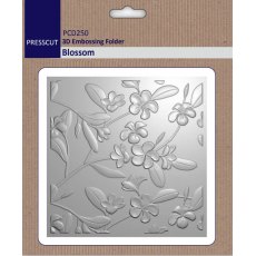 Presscut 3D Embossing Folder - Blossom PCD250