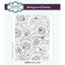 Creative Expressions Sunny Days 5 3/4 in x 4 I/2 in Pre-Cut Rubber Stamp