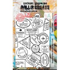Aall & Create A7 STAMP - PASSPORT STAMPS #895