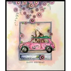 Pink Ink Designs Mini Driver 6 in x 8 in Clear Stamp Set