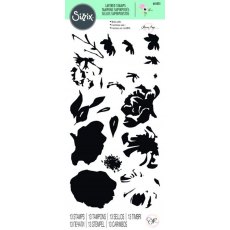 Sizzix Layered Clear Stamps 13PK - Watercolour Bouquet
