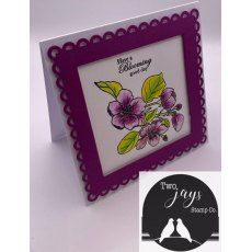 Two Jays Stamps - Blooming Flower (2pcs)
