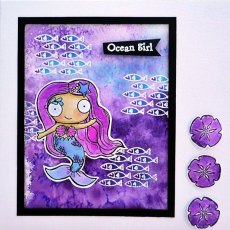 Aall & Create A7 Clear Stamp - Ocean Girl #855