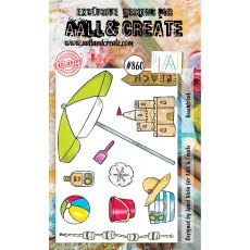 Aall & Create A6 Clear Stamp - Beachfront #860