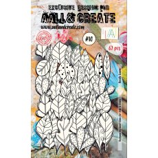 Aall & Create Ephemera Die - Cuts - Doodle Leaves White #10