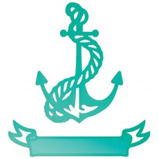 Couture Creations - Sea Breeze - Tied Anchor & Banner Intricutz Cutting Dies