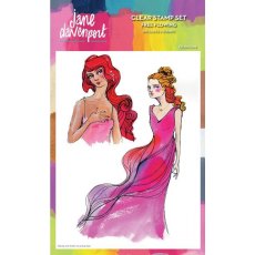 Creative Expressions Jane Davenport Free Flowing 6 in x 8 in Clear Stamp Set