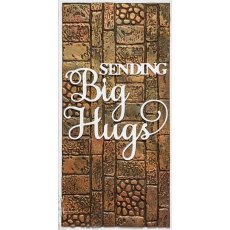 Creative Expressions Brick Wall 8 in x 8 in 3D Embossing Folder