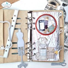 Elizabeth Craft Designs Sidekick Essentials 26 - Yarn Card w/ Scissors 2028