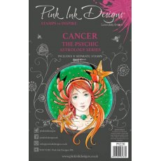 Pink Ink Designs Cancer-The Psychic 6 in x 8 in Clear Stamp Set