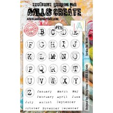 Aall & Create A5 STAMPS - GARDEN SHE WROTE #926