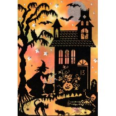 Bothy Threads Pumpkin House Counted Cross Stitch Kit