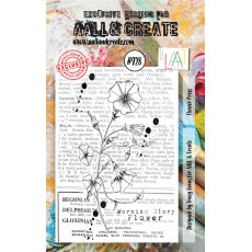 Aall & Create A7 STAMP SET - FLOWER PRESS #928