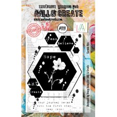 Aall & Create A7 STAMP SET - GARDEN HEX #929