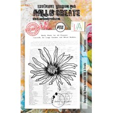 Aall & Create A7 STAMP SET - PAPER LEAVES #930