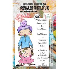 Aall & Create A7 STAMP SET - MOTHER DAUGHTER #934