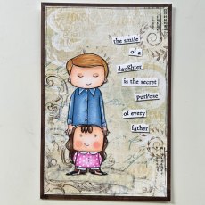 Aall & Create A7 STAMP SET - FATHER'S DAUGHTER #937