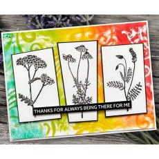 Creative Expressions Sam Poole Meadow Beauty 6 in x 4 in Clear Stamp Set