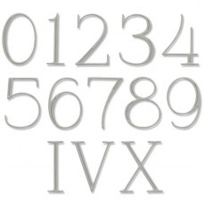 Sizzix Thinlits Die Elegant Numerals by Jennifer Ogborn