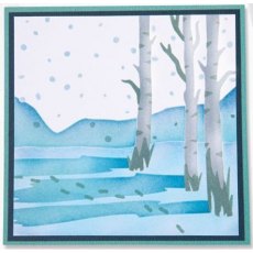 Sizzix Layered Stencils 4PK - Winter Scene by Olivia Rose