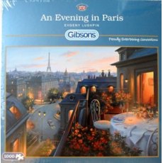 Gibsons An Evening in Paris 1000 piece Jigsaw Puzzle