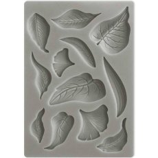 Stamperia Silicon Mould A6 Sunflower Art Leaves KACM10