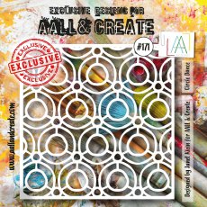 Aall & Create 6"X6" STENCIL - CIRCLE DANCE #171