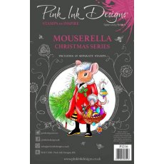Pink Ink Designs Mouserella 6 in x 8 in Clear Stamp Set