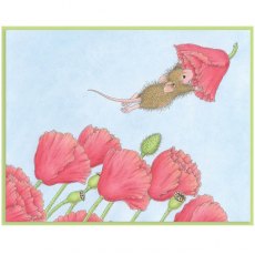 Spellbinders House Mouse Popping By Cling Rubber Stamp RSC-004