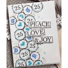 Woodware Clear Singles Alphabet Tiles 4 in x 6 in Stamp Set