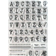 Elizabeth Craft Designs Clear Stamp - Alphabet Stamps CS312