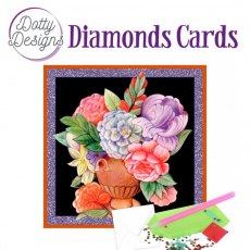 Dotty Designs Diamond Cards - Vase With Flowers DDDC1125