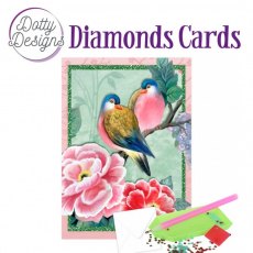 Dotty Designs Diamond Cards - Birds And Flowers DDDC1126