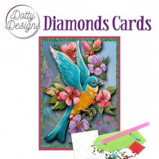 Dotty Designs Diamond Cards - Flying Blue Bird DDDC1129