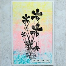 Aall & Create A5 STAMP SET - FLOWER SMUDGE #985