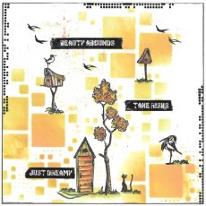 Aall & Create A6 STAMP SET - ROAD TO NOWHERE #1046