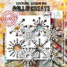 Aall & Create 6"X6" STENCIL - FESTIVE FOURSOME #174