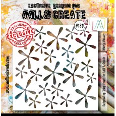 Aall & Create 6"X6" STENCIL - WHIRLY WHIZZERS #180