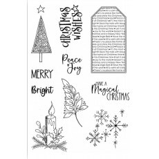 Julie Hickey Designs - Christmas Elements A6 Stamp Set JH1073
