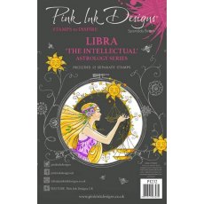Pink Ink Designs Libra The Intellectual 6 in x 8 in Clear Stamp Set