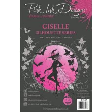 Pink Ink Designs Giselle 6 in x 8 in Clear Stamp Set