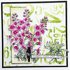 Aall & Create A6 Stamp #993 - VERTICAL STEMS