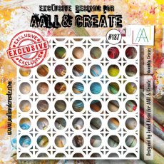 Aall & Create 6x6" STENCIL #187 - NAUGHTY CROSSES
