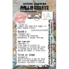 Aall & Create A7 STAMP SET - DEFINE HALLOWEEN #956