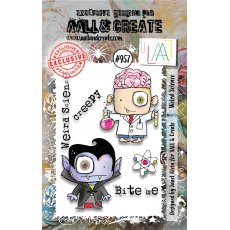 Aall & Create A7 STAMP SET - WEIRD SCIENCE #957