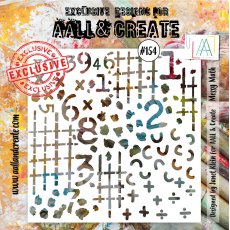 Aall & Create 6"X6" STENCIL - MESSY MATH #154