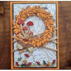 Elizabeth Craft Designs - Fall Wreath & Owl Die 2079